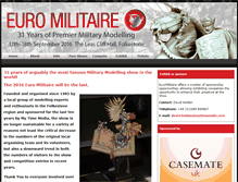 Tablet Screenshot of euromilitaire.co.uk